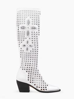 chloe rylee boots white