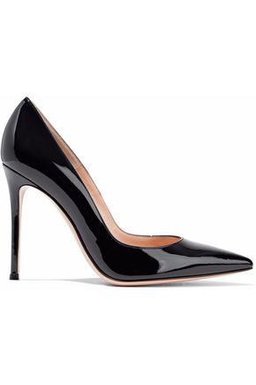 GIANVITO ROSSI PATENT-LEATHER PUMPS,GB 7789028784563106