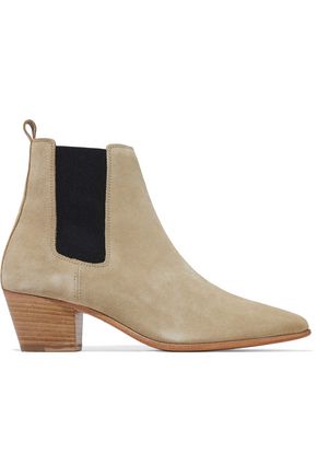 IRO YVETTE SUEDE ANKLE BOOTS,3074457345618612903