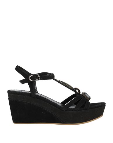 Shop Apepazza Woman Sandals Black Size 7 Leather