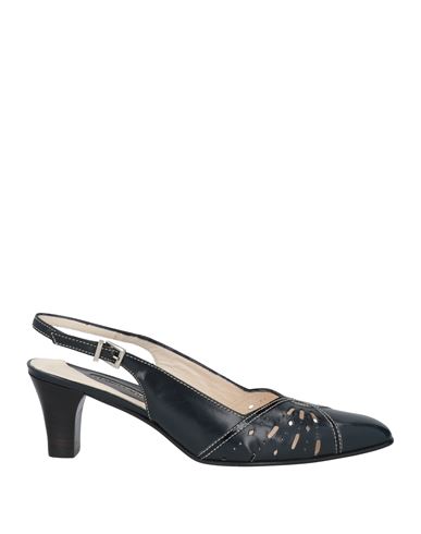 Shop D'alessandro Woman Pumps Midnight Blue Size 7 Leather