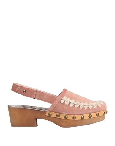 Mou Woman Mules & Clogs Pastel Pink Size 5 Soft Leather
