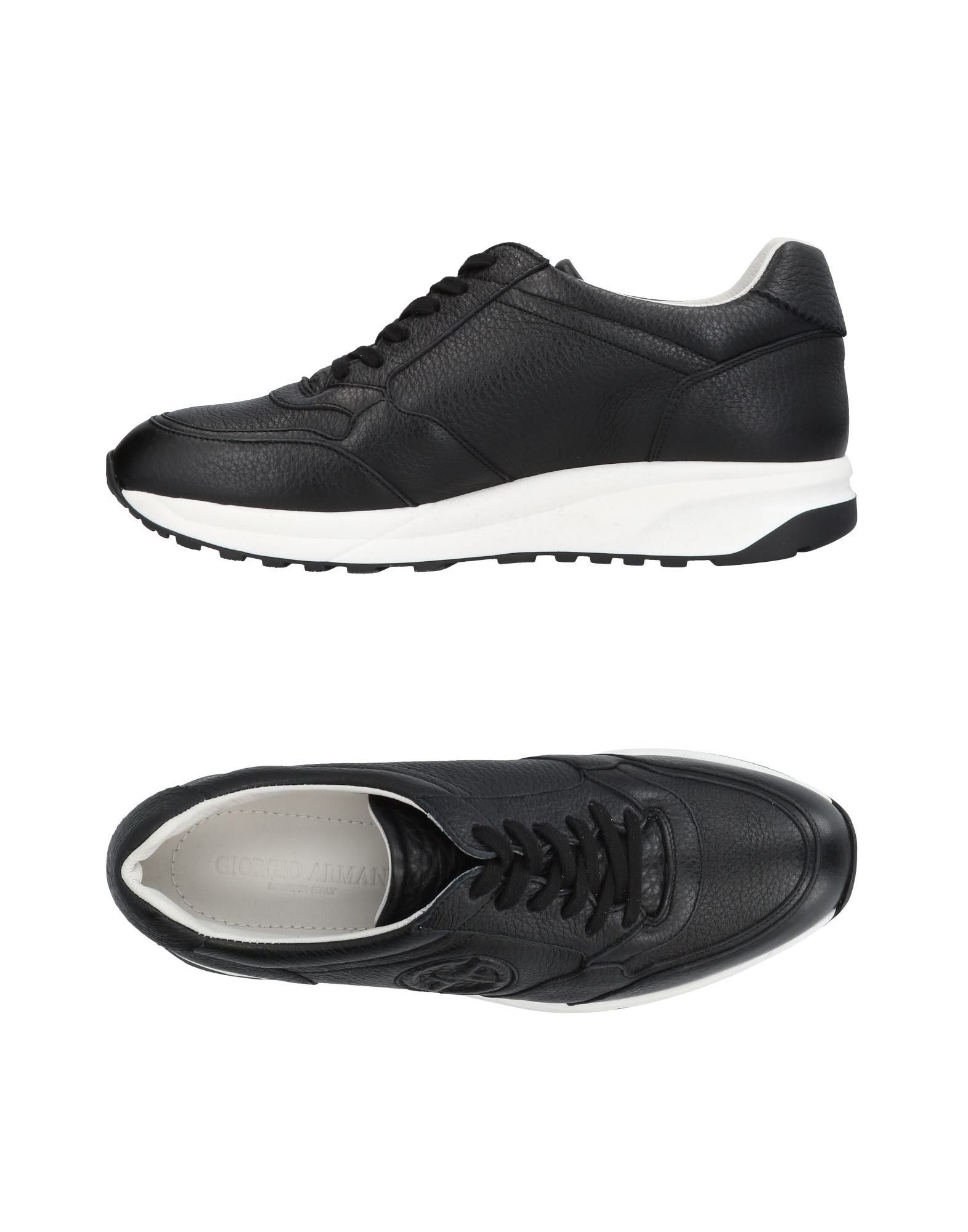 giorgio armani 运动鞋 in black