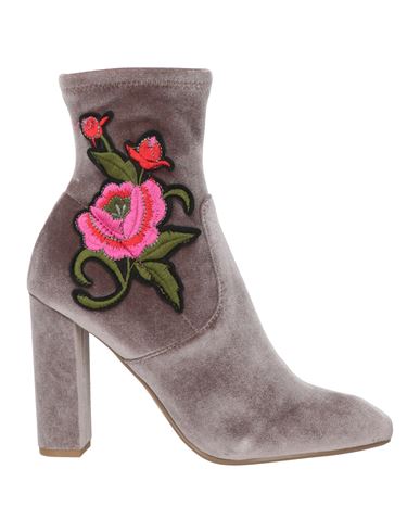 Woman Ankle boots Dove grey Size 7.5 Textile fibers