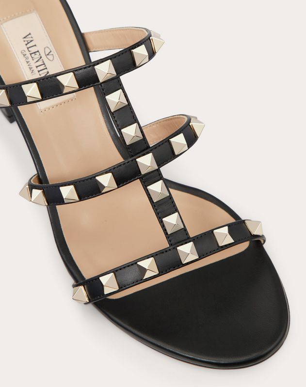 Rockstud Caged Slide Sandal 60mm for Woman Valentino Online Boutique