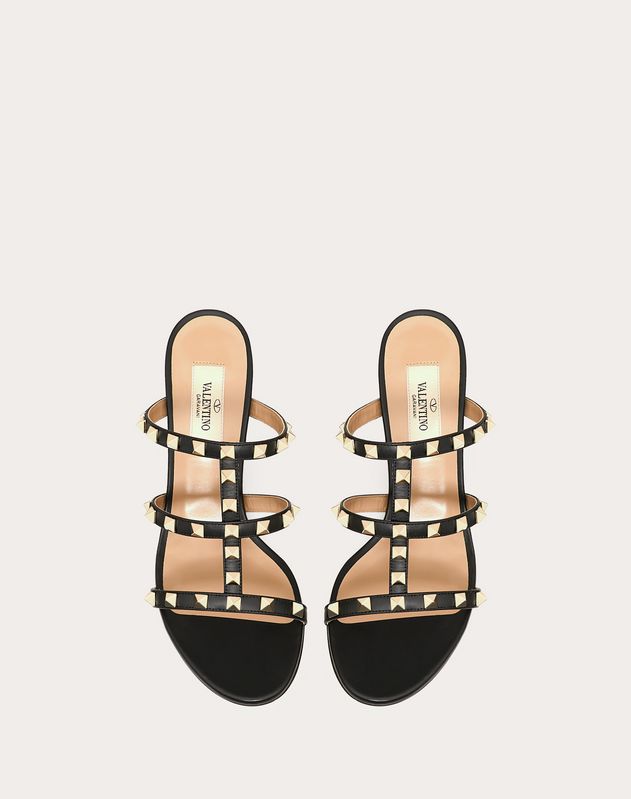 rockstud caged slide sandal 60mm