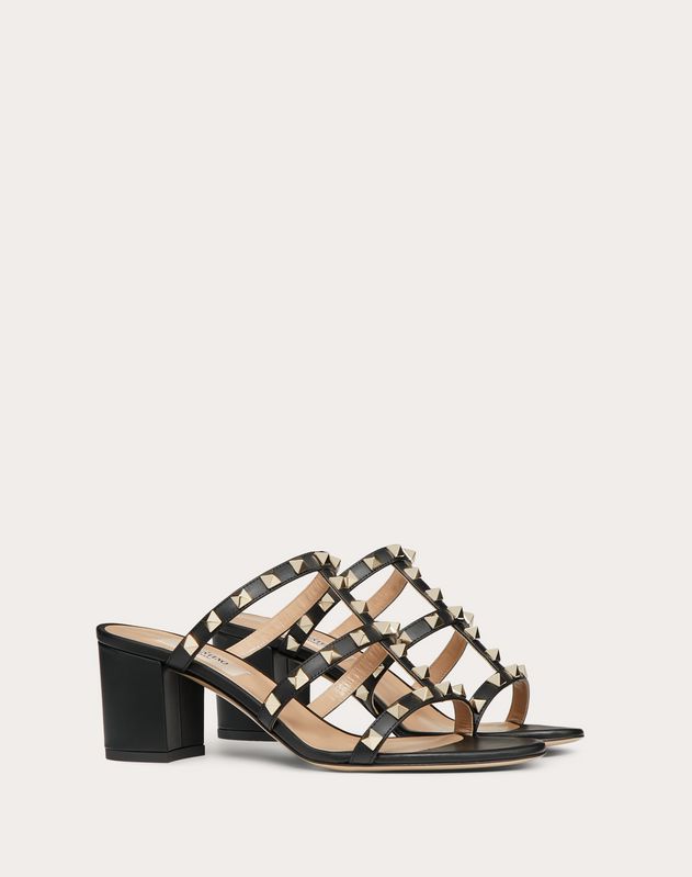 Rockstud Caged Slide Sandal 60mm for Woman Valentino Online Boutique