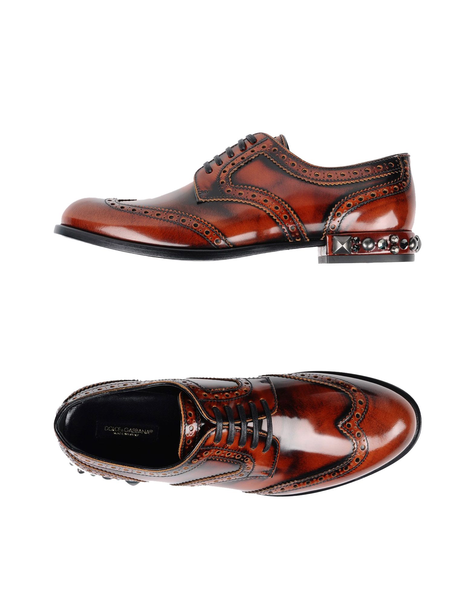DOLCE & GABBANA Laced shoes,11462577NX 7