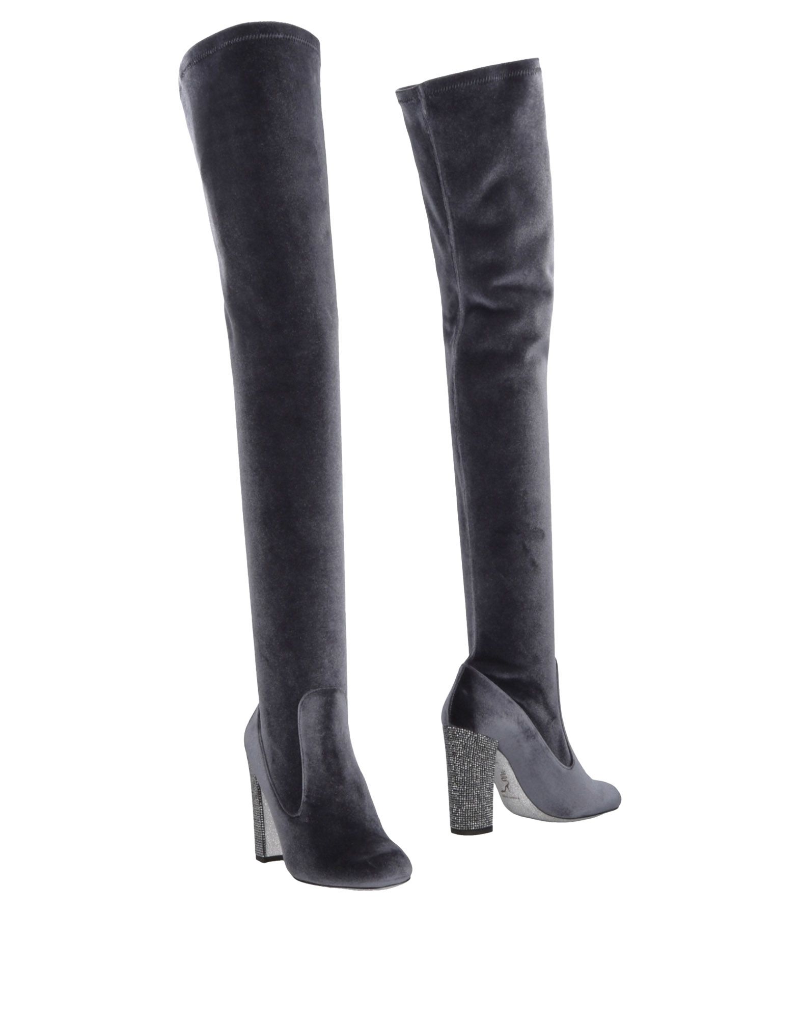 René Caovilla Boots In Slate Blue