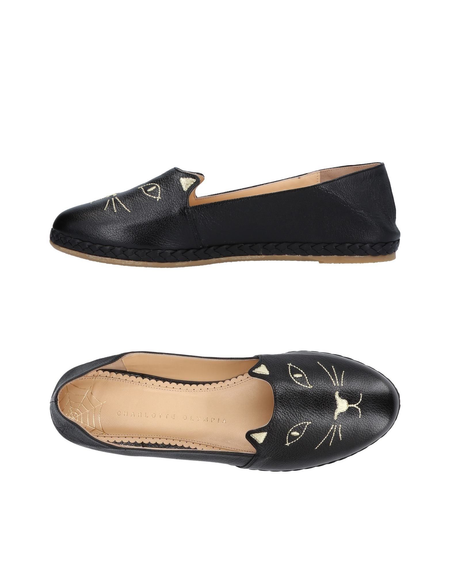CHARLOTTE OLYMPIA CHARLOTTE OLYMPIA WOMAN BALLET FLATS BLACK SIZE 7 SOFT LEATHER,11463687BK 7
