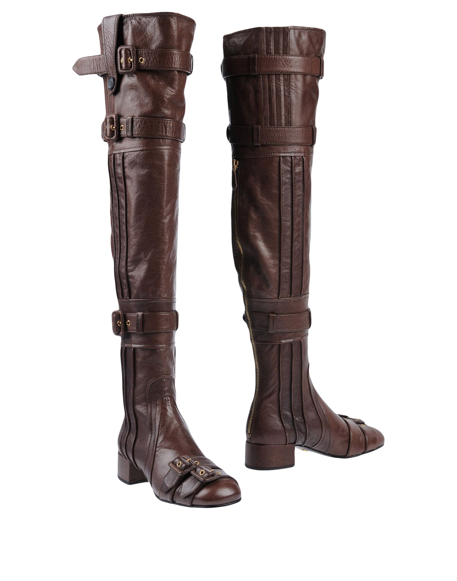 prada over knee boots