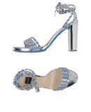 RODO Damen Sandale Farbe Silber Gr��e 5