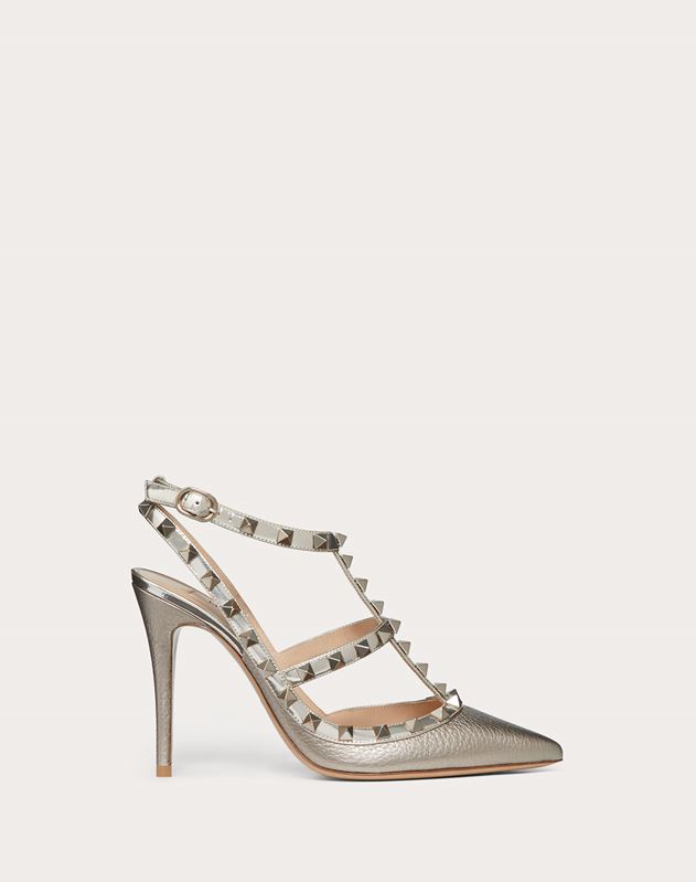 valentino rockstud metallic pumps