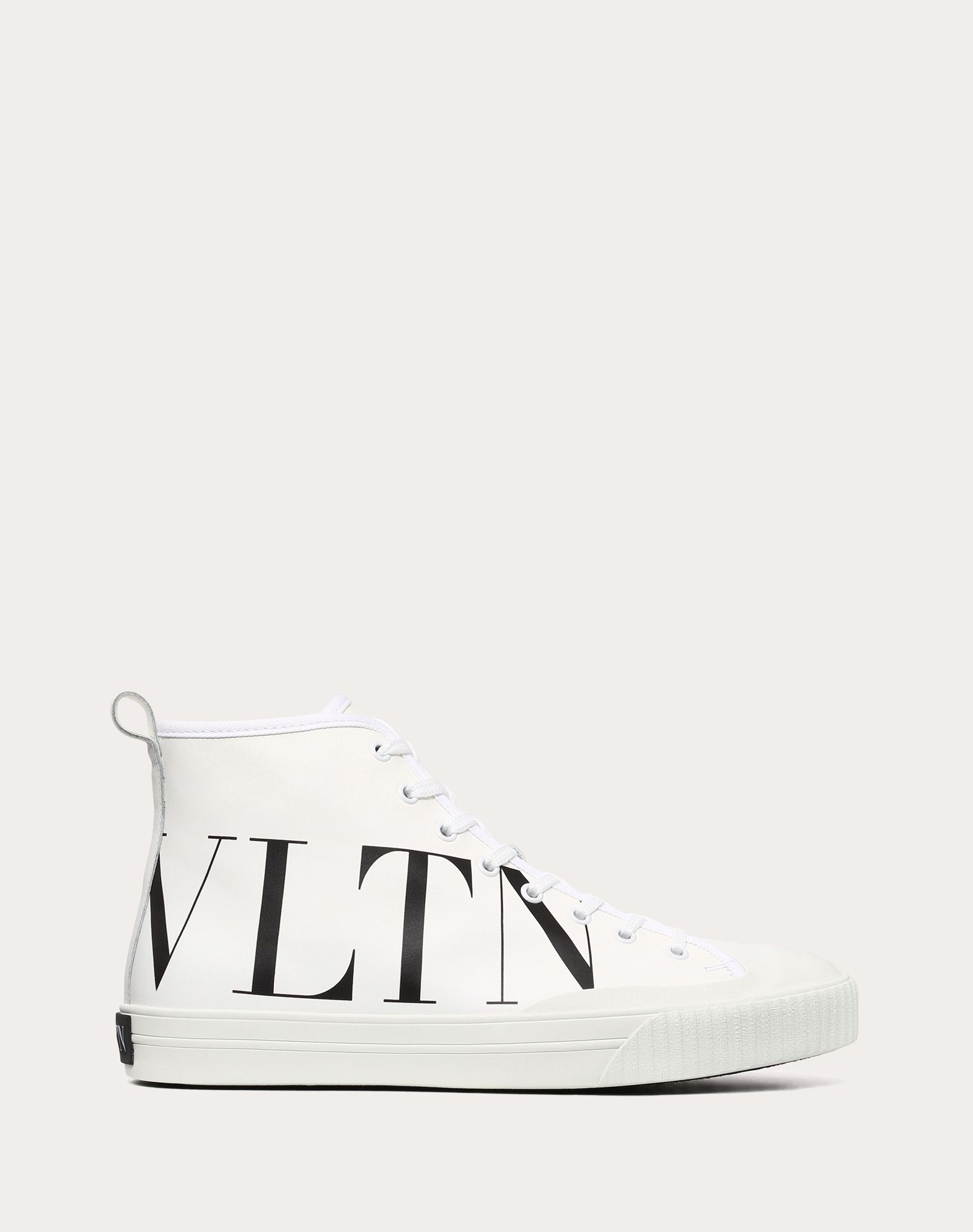 Download HIGH-TOP CANVAS SNEAKER WITH VLTN LOGO for Man | Valentino ...