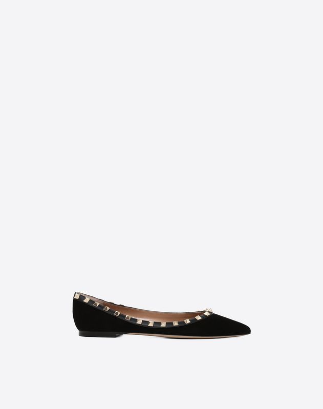 valentino suede flats
