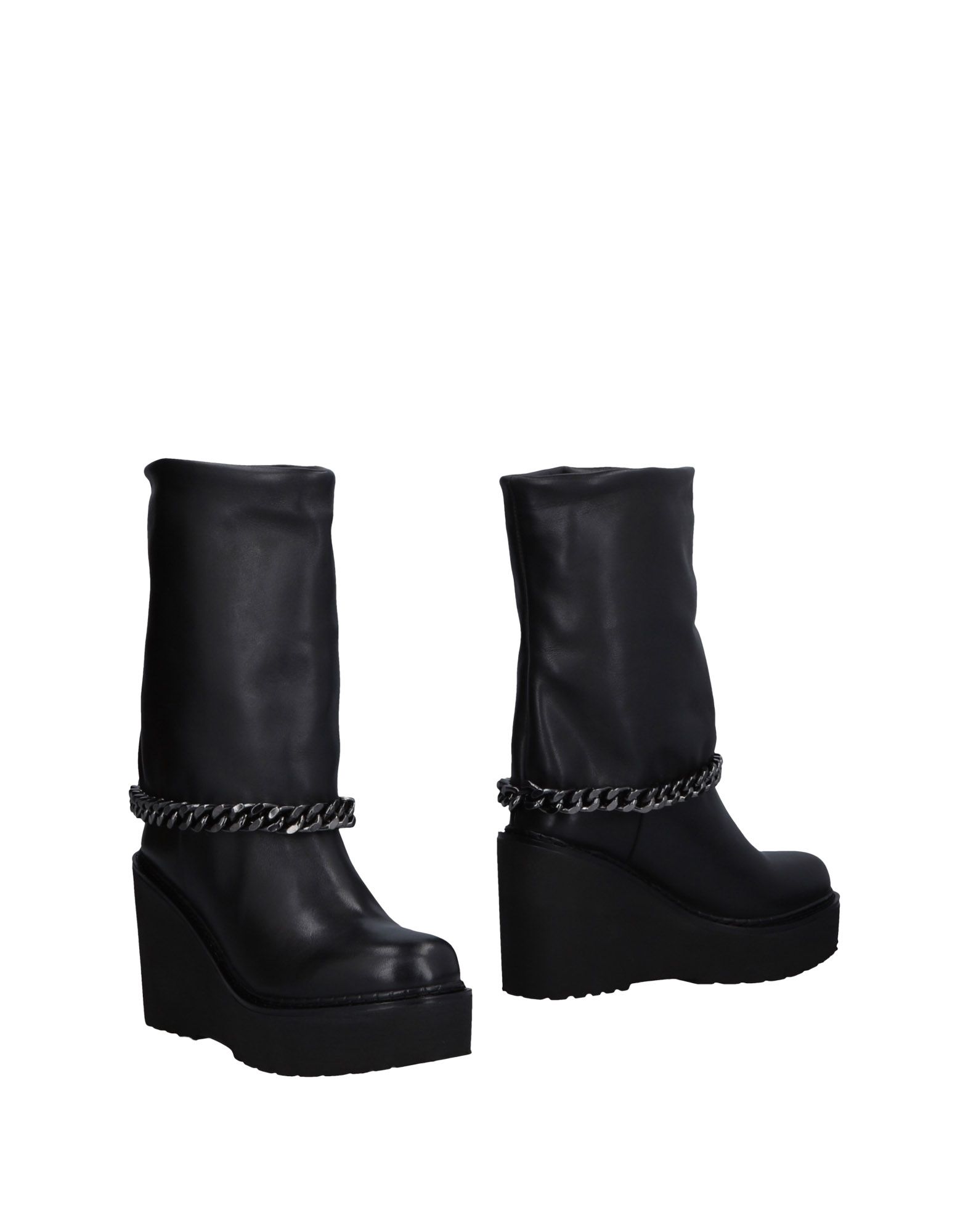 CULT CULT WOMAN ANKLE BOOTS BLACK SIZE 8 SOFT LEATHER,11473868PG 11