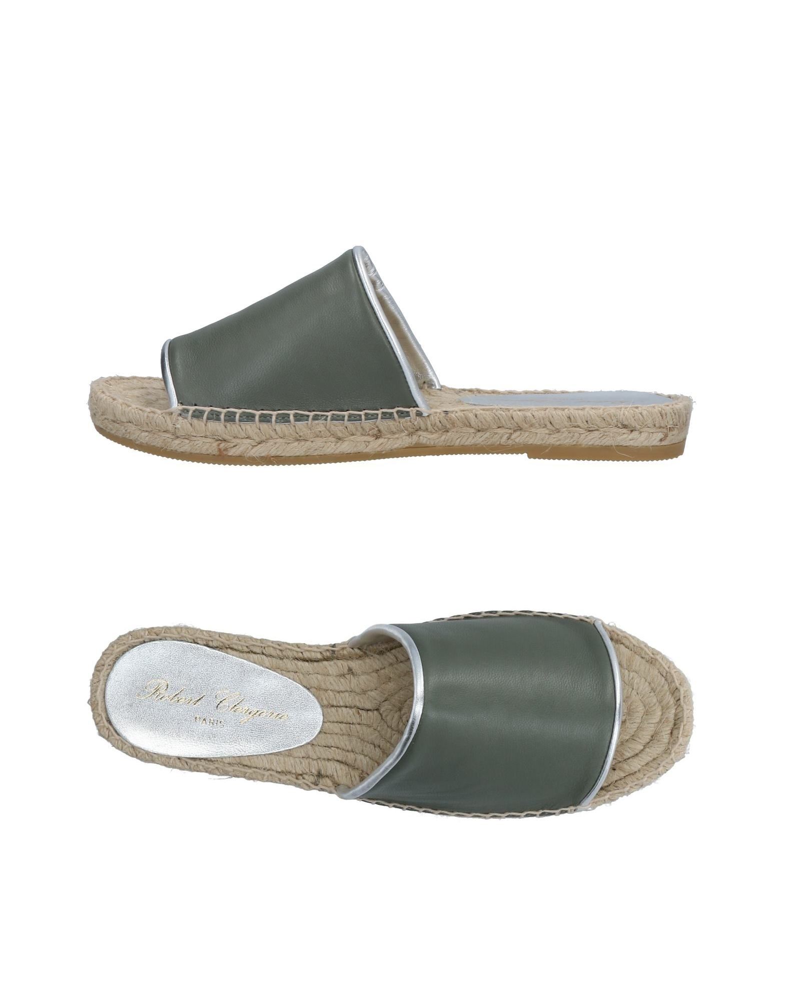 dressing gownRT CLERGERIE ROBERT CLERGERIE WOMAN SANDALS MILITARY GREEN SIZE 8.5 LAMBSKIN,11475476MH 7