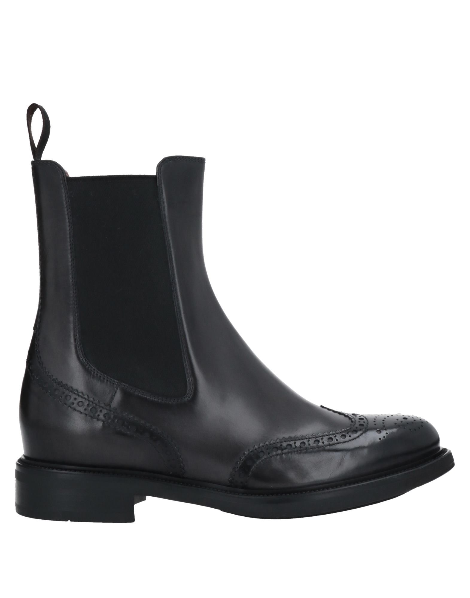 Santoni Ankle Boots In Lead