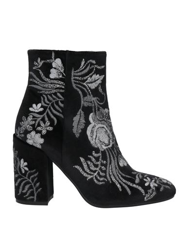 Woman Ankle boots Black Size 6 Textile fibers