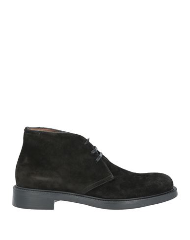 Triver Flight Man Ankle Boots Black Size 8 Leather In Black