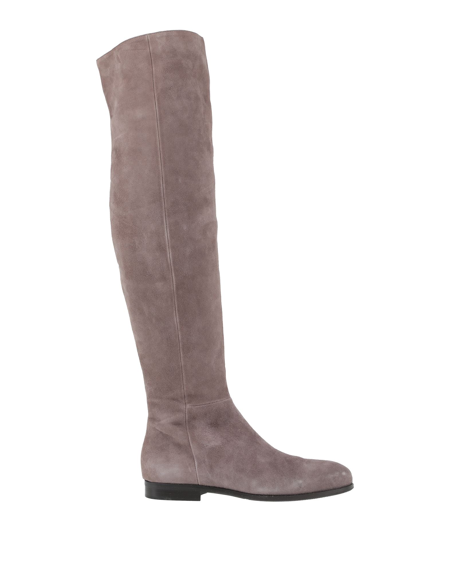 Pavin Knee Boots In Dove Grey