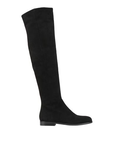 Pavin Woman Boot Black Size 5 Leather In Animal Print