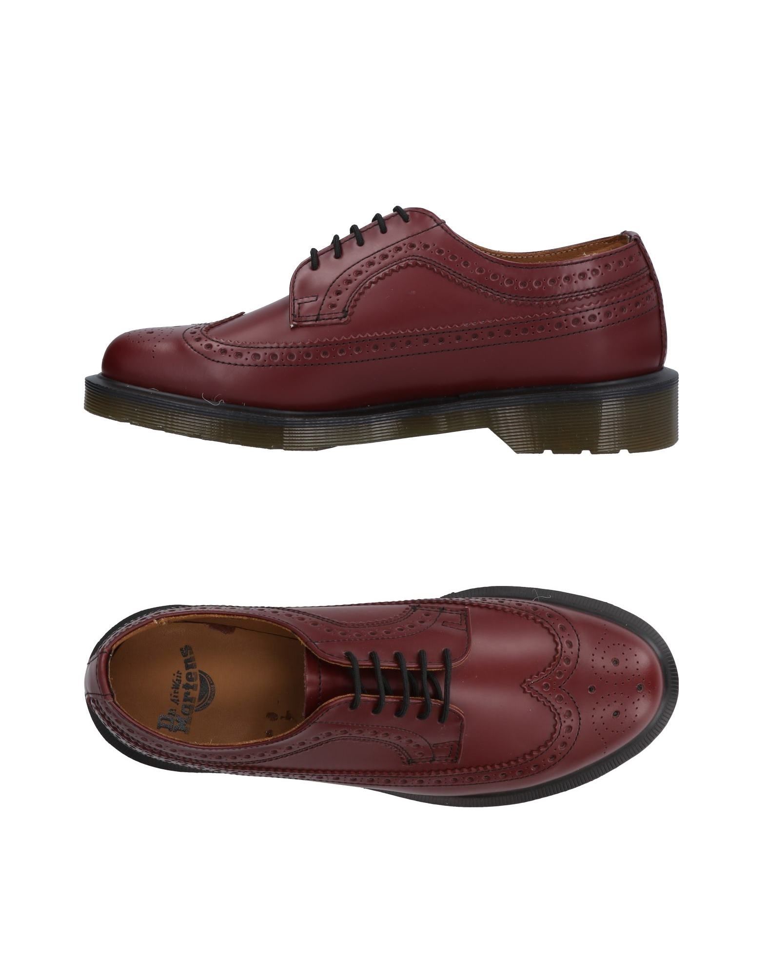 DR. MARTENS' DR. MARTENS MAN LACE-UP SHOES BURGUNDY SIZE 7.5 SOFT LEATHER,11483613XJ 6