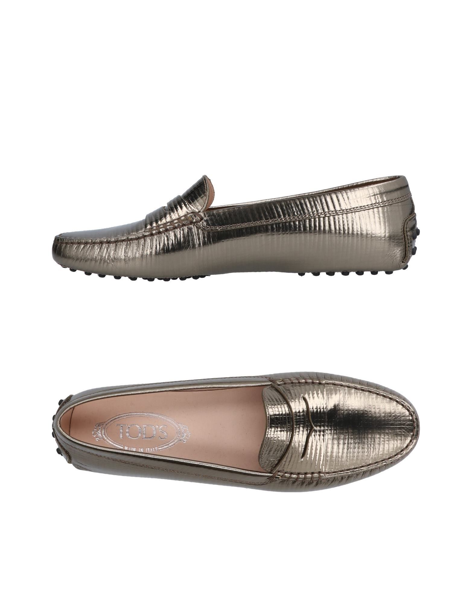 Tod's Loafers In Khaki