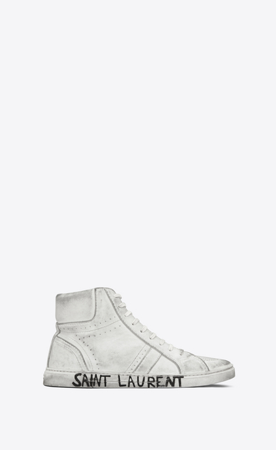 Joe sneaker in worn-look leather