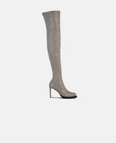 STELLA MCCARTNEY Gray Thigh-High Boots,11485123