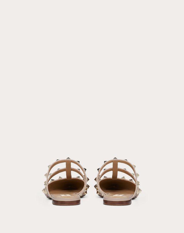 rockstud calfskin mule