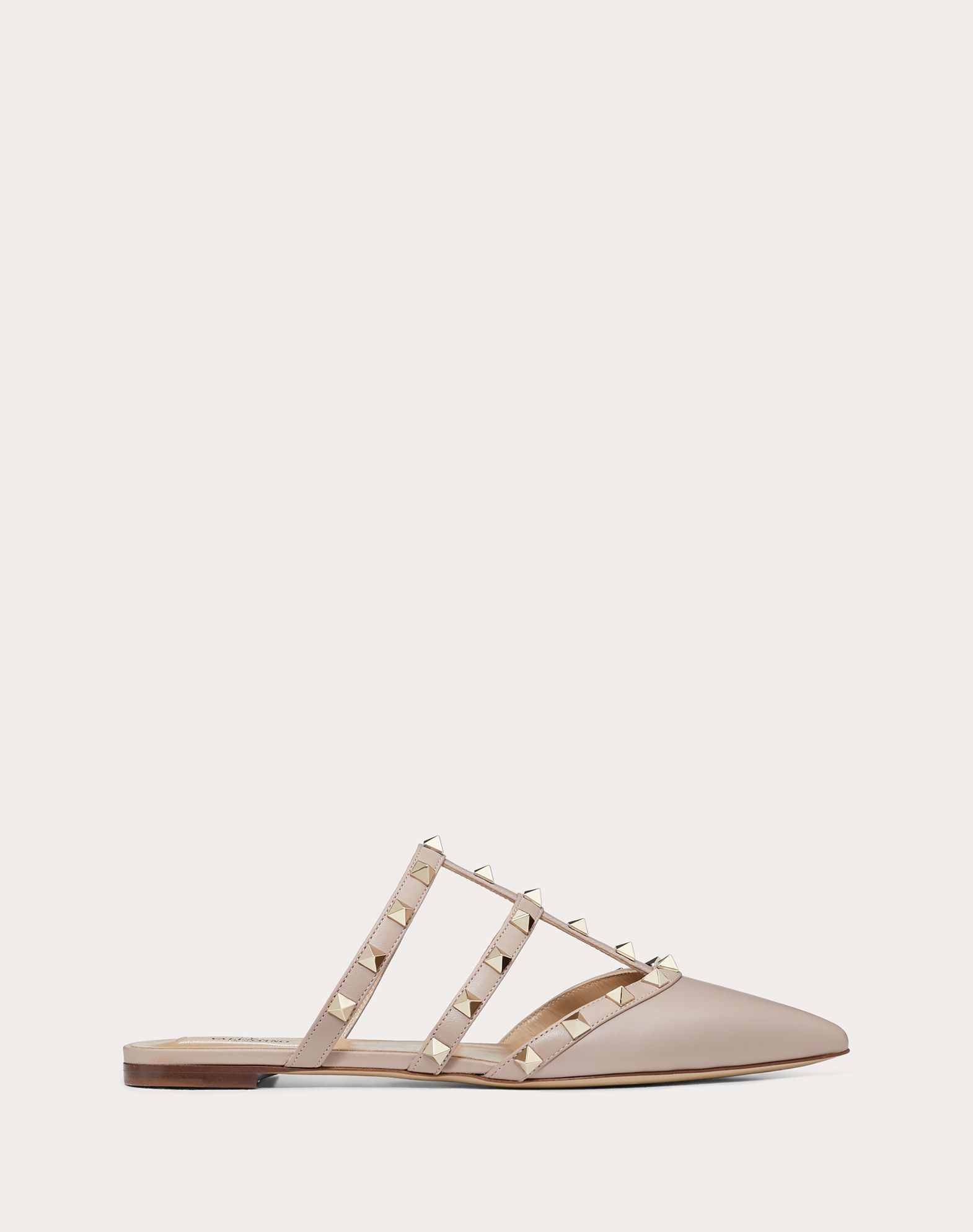 Rockstud Calfskin Mule for Woman 