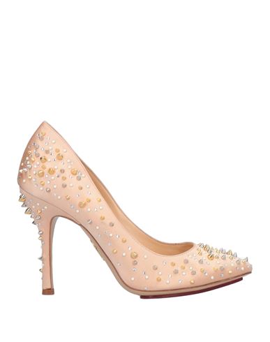 Charlotte Olympia Woman Pumps Blush Size 8 Textile Fibers In Pink