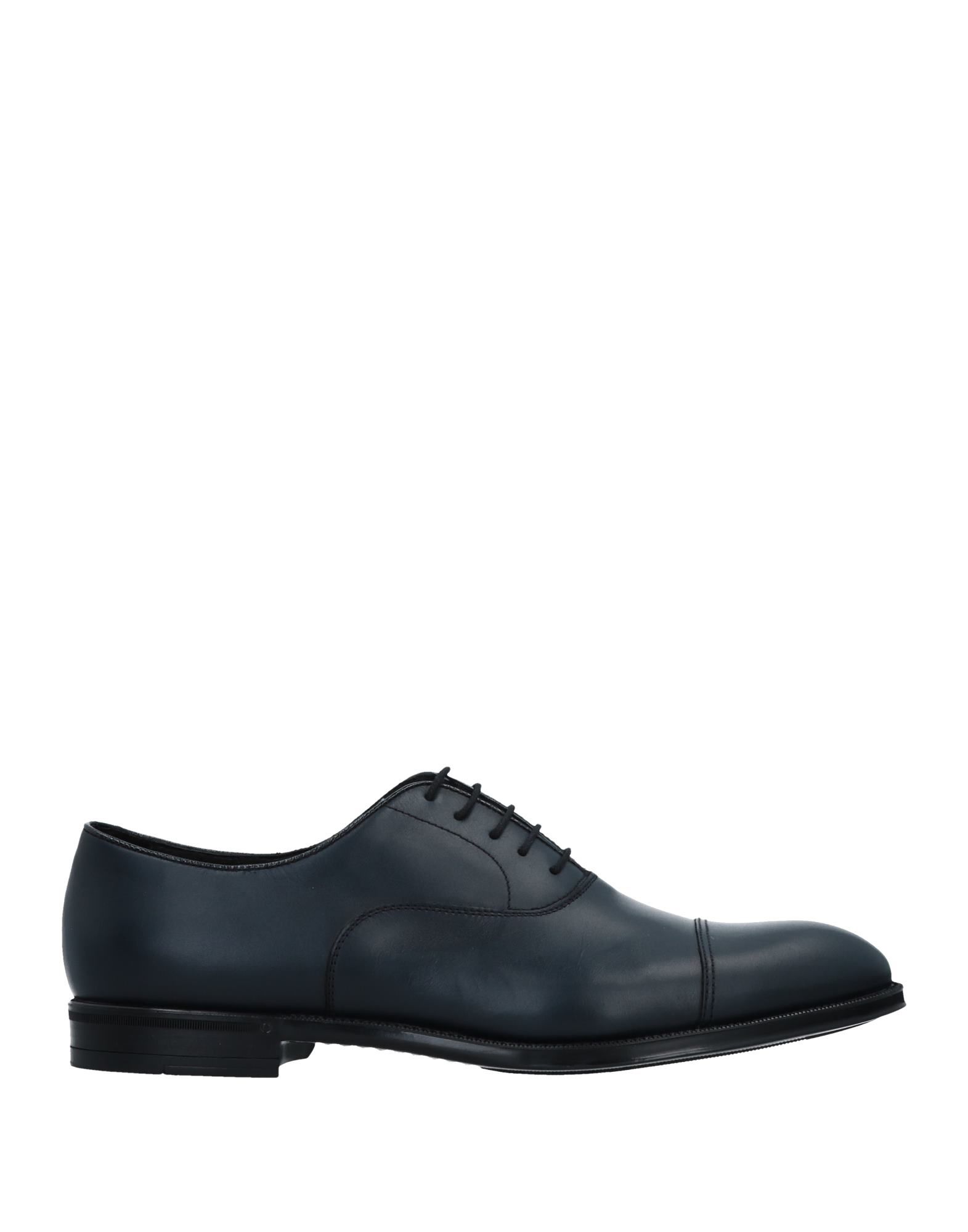 Doucal's Laced Shoes In Dark Blue