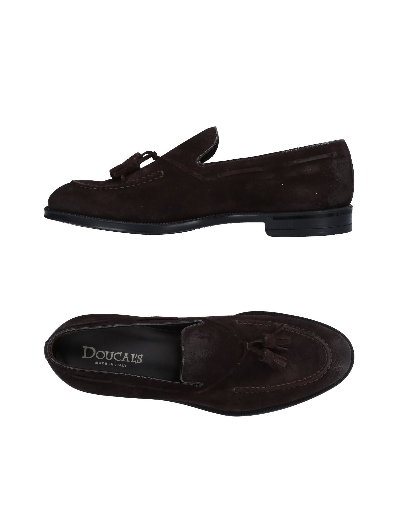 Doucal's Loafers In Dark Brown