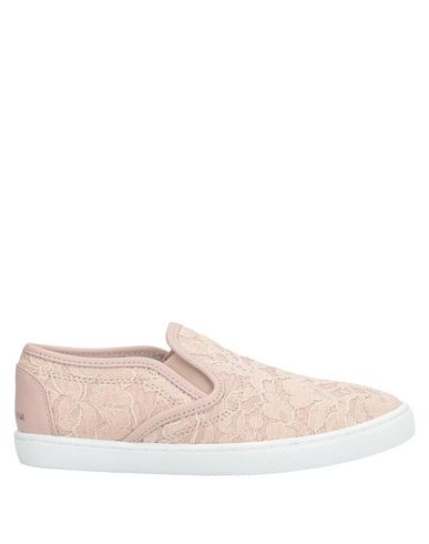 Dolce & Gabbana Babies'  Toddler Girl Sneakers Blush Size 10c Calfskin, Textile Fibers In Pink