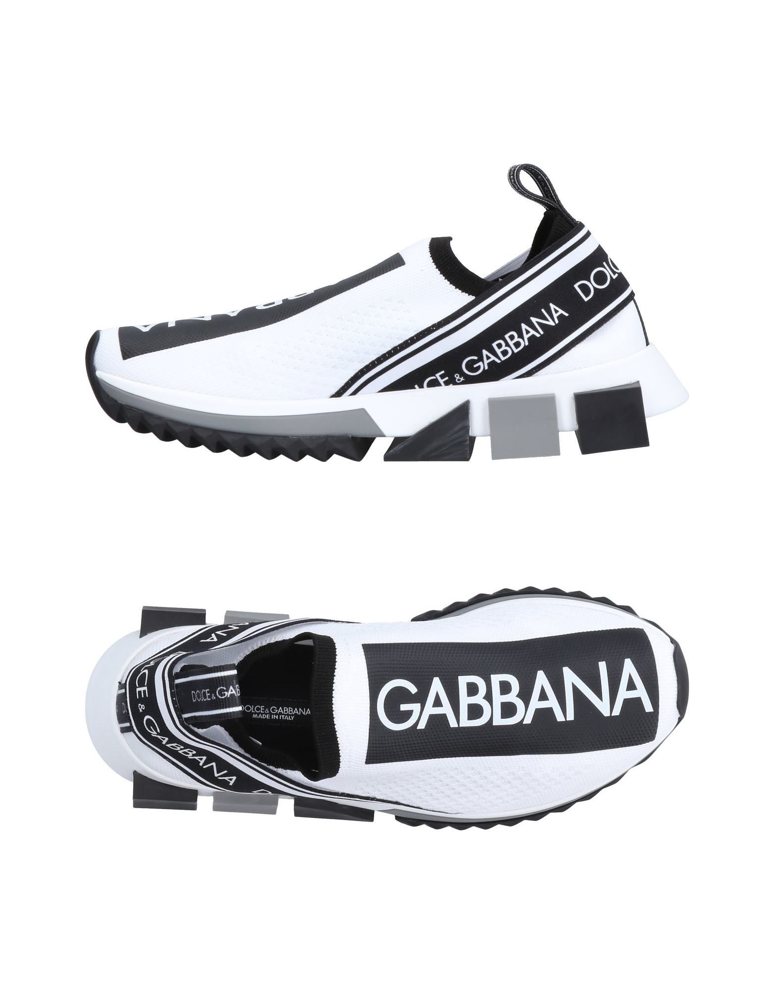 Dolce & Gabbana Sorrento Logo-print Mesh Sneakers In White