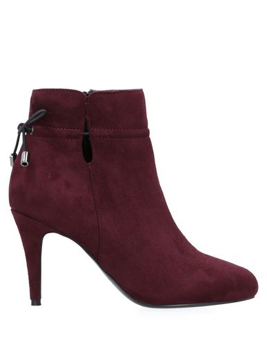 Woman Ankle boots Burgundy Size 10 Rubber