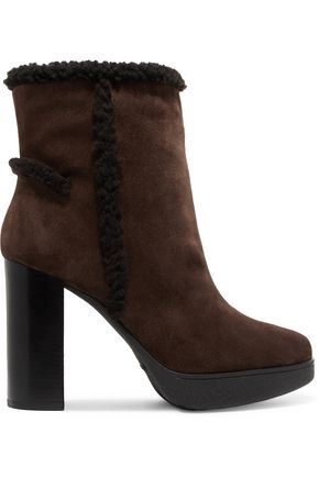 tod's shearling lined boots