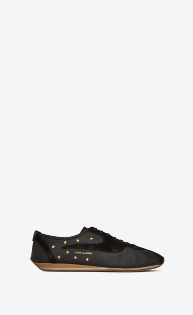 SAINT LAURENT Sneakers Woman jay sneaker in leather and suede a_V4