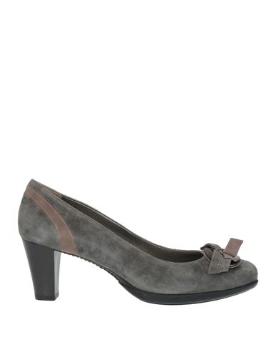 Melluso Woman Pumps Lead Size 6 Soft Leather In Grey