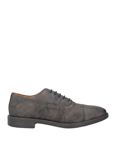 Shop Antica Cuoieria Man Lace-up Shoes Grey Size 9 Soft Leather