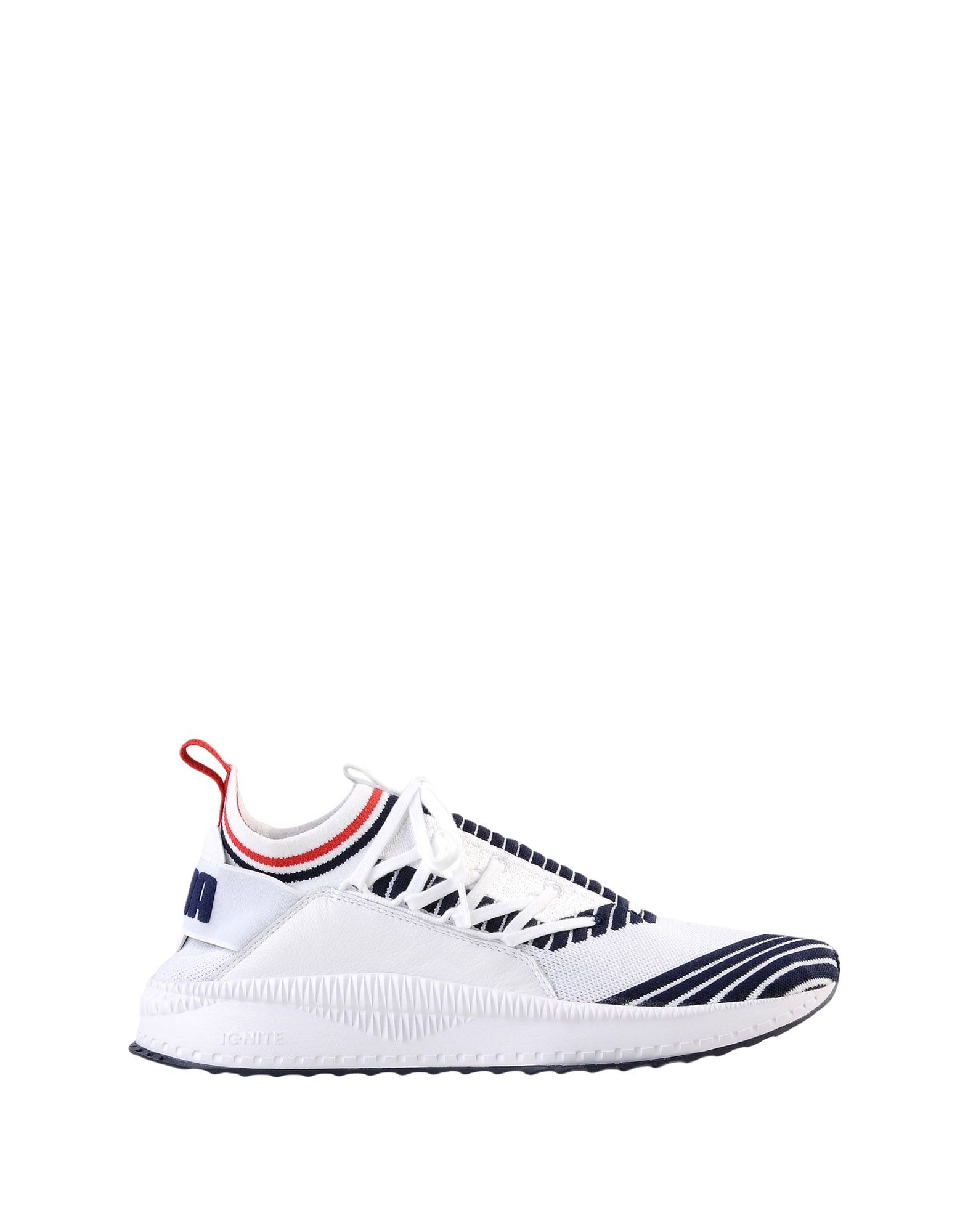 《セール開催中》PUMA メンズ スニーカー＆テニスシューズ（ローカット） ホワイト 6 紡績繊維 TSUGI Jun Sport Stripes