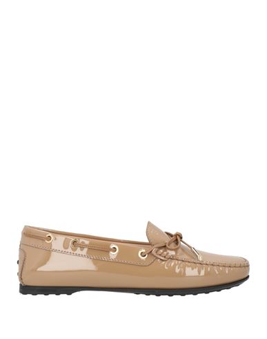 Tod's Woman Loafers Light Brown Size 8 Soft Leather