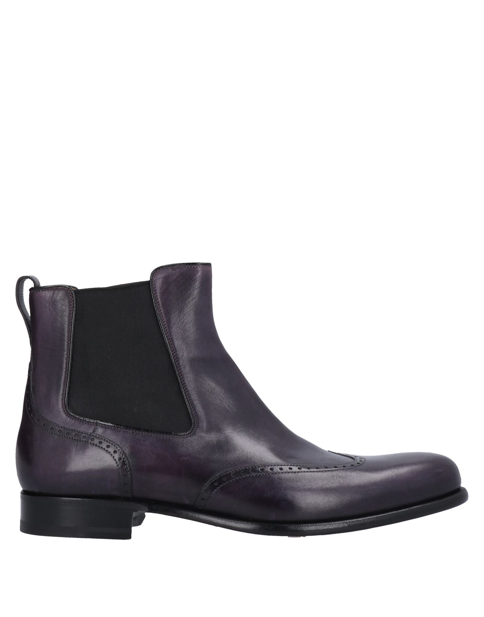 A.testoni Boots In Dark Purple