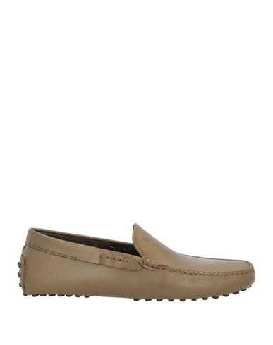 Tod's Man Loafers Military Green Size 8.5 Leather In Green