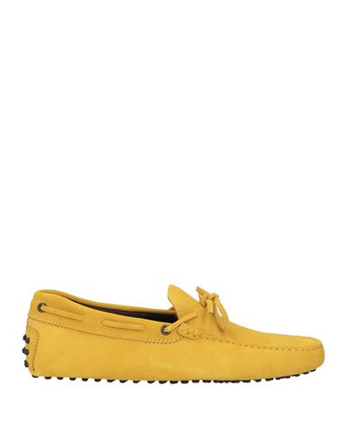 Tod's Man Loafers Yellow Size 8.5 Leather
