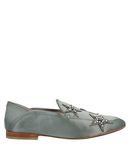 LOLA CRUZ Damen Mokassin Farbe Milit�rgr�n Gr��e 5