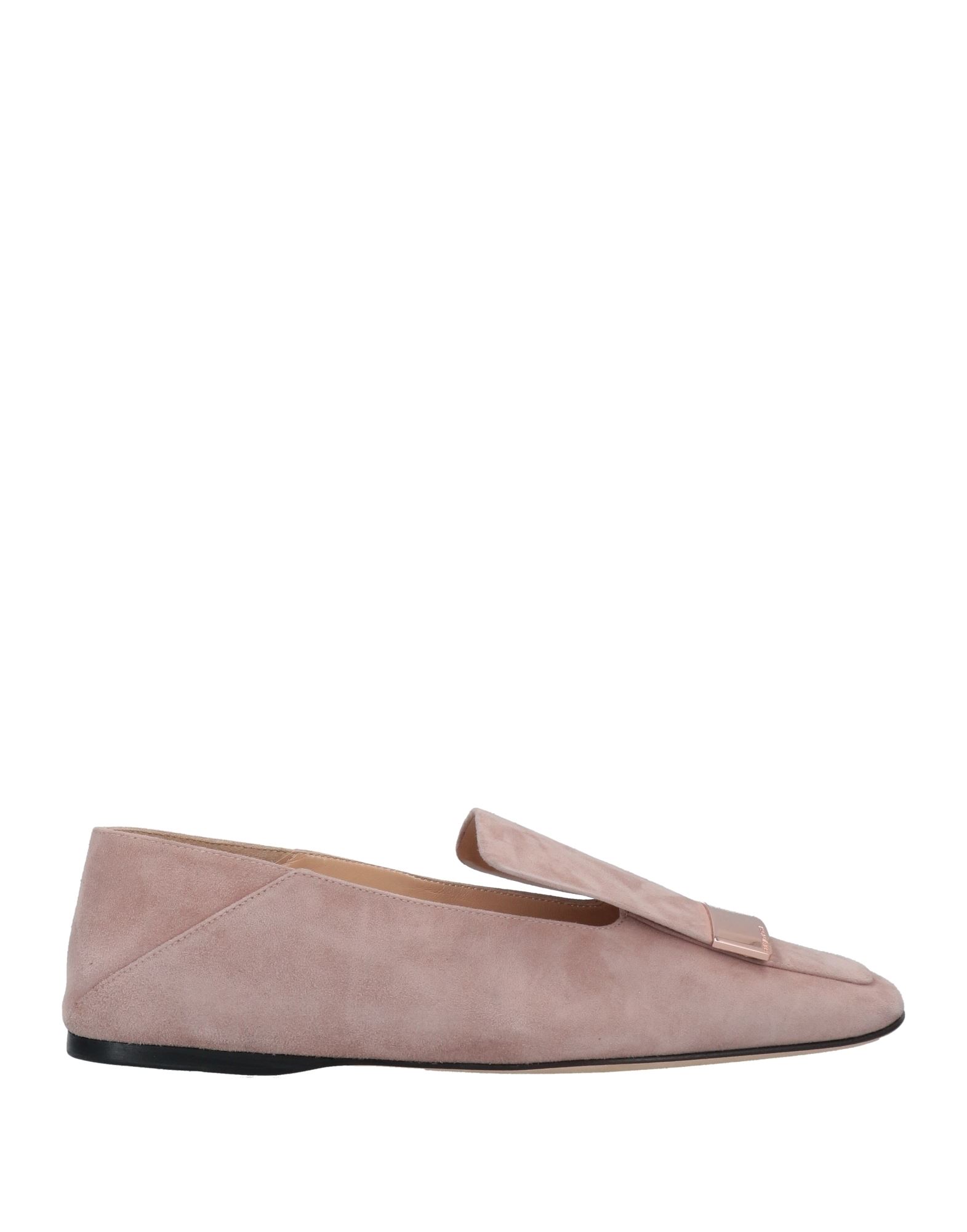Sergio Rossi Loafers In Pastel Pink