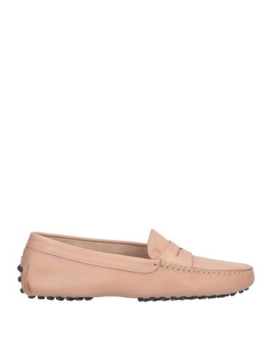 Tod's Gommino Macro Mocassins In Beige